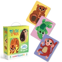 Развивающие карточки Dodo My Tactile Cards Montessori Малыши животных купить в Кишиневе. Фото 2