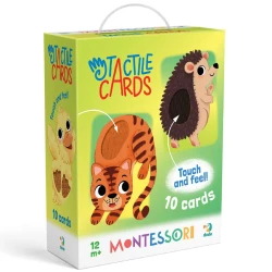 Развивающие карточки Dodo My Tactile Cards Montessori Малыши животных купить в Кишиневе. Фото 1