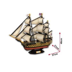 Пазл 3D Cubic Fun HMS Victory, 189 элементов купить в Кишиневе. Фото 3