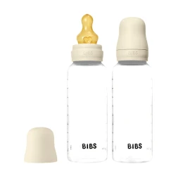 Бутылочка для кормления из пластика Bibs Latex Ivory, 270 мл, 2 шт. купить в Кишиневе. Фото 1