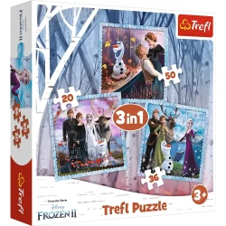Пазл Trefl 3in1 Disney Frozen 2 The magical story, 106 элементов купить в Кишиневе. Фото 1