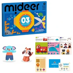 Набор для творчества Mideer Let’s Cut Paper, Уровень 3 купить в Кишиневе. Фото 1