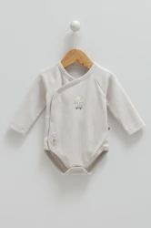 Body cu mâneca lungă Caramell Flaying Cars Grey, 2 buc. (0L) cumpăra în Chișinau. Foto 2
