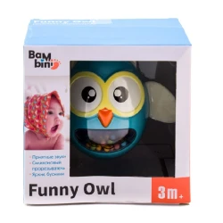 Погремушка для прорезывания зубов Essa Toys Сова Bambini купить в Кишиневе. Фото 3