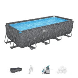 Бассейн для детей Bestway Rectangular APX 365 + фильтрующий насос 6056 л/ч, 16477 литров купить в Кишиневе. Фото 1