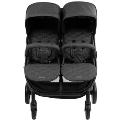 Carucior de plimbare pentru gemeni KikkaBoo Happy 2 Dark Grey cumpăra în Chișinau. Foto 3