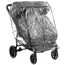 Carucior de plimbare pentru gemeni KikkaBoo Happy 2 Dark Grey cumpăra în Chișinau. Foto 2