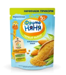 Каша ФрутоНяня кукурузная без молока (5+ месяцев), 180 г купить в Кишиневе. Фото 1