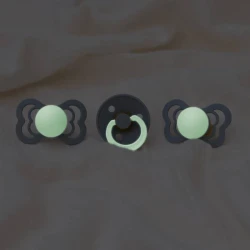 Пустышка круглая латексная Bibs Colour Glow Vanilla 6-18 мес купить в Кишиневе. Фото 4