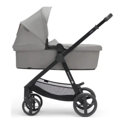 Cărucior 4 în 1 Kinderkraft Newly cu scaun auto Mink Pro și bază, Moonlight Grey cumpăra în Chișinau. Foto 1