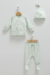 Комплект из 3 штук Caramell Flaying Cars Turquoise (1-3М) купить в Кишиневе. Фото 1