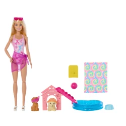 Игровой набор Barbie Вечеринка у бассейна со щенками купить в Кишиневе. Фото 4