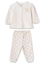 Pijama BabyCosy Ivory & Beige (18-24L) cumpăra în Chișinau. Foto 1