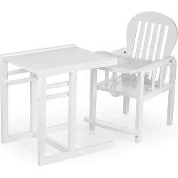 Стул для кормления 2 в 1 DeSon Pampuh Белый купить в Кишиневе. Фото 2