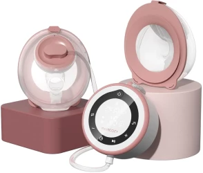 Pompa de sân electrică dubla Momcozy V1 Pro Red cumpăra în Chișinau. Foto 1