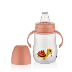 Бутылочка стеклянная для младенцев BabyJem Orange, 250 мл купить в Кишиневе. Фото 2