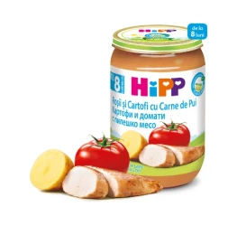 Piure HIPP cartofi, rosii si carne de Pui (8 luni+), 220 g cumpăra în Chișinau. Foto 1