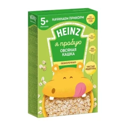Каша Heinz Я пробую овсяная безмолочная (5+ мec), 180 гр купить в Кишиневе. Фото 1