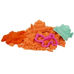 Căldărușă cu nisip kinetic Orange Crafy Sand cu 3 forme incluse cumpăra în Chișinau. Foto 4
