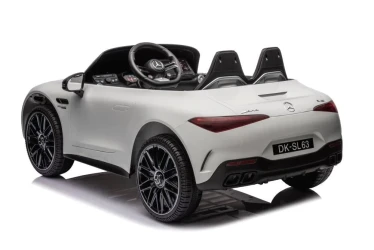 Машина на аккумуляторе KidsCar Mercedes SL63 4×4 Белый купить в Кишиневе. Фото 5