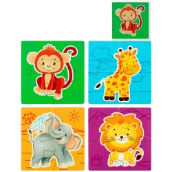 Puzzle Dodo 6 în 1 Animale sălbatice cumpăra în Chișinau. Foto 3