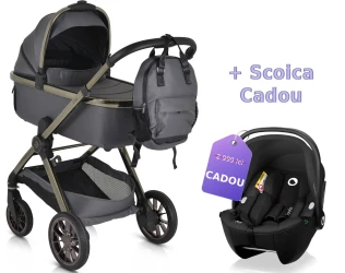 Коляска 2/1 Moni iClick Gray купить в Кишиневе. Фото 1