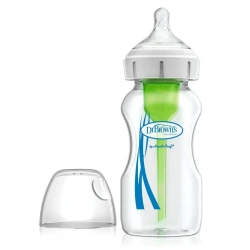 Set pentru bebeluși Dr. Browns biberon din sticla 270 ml + tetine nivel 2, 2 buc. + perie cumpăra în Chișinau. Foto 2