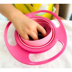 Bol multifuncțional cu capac BabyJem Amazing Bowl Pink cumpăra în Chișinau. Foto 2