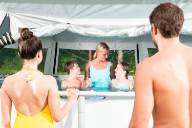 Cupolă rotundă pentru piscine Bestway, 600x600x295 cm cumpăra în Chișinau. Foto 6