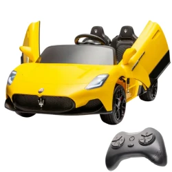 Mașină electrică KidsCar Maserati MC20 Yellow cumpăra în Chișinau. Foto 7