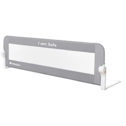 Bariera de protectie pentru pat KikkaBoo I am safe Grey, 150 cm cumpăra în Chișinau. Foto 1