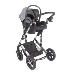 Коляска 3 в 1 трансформер KikkaBoo Darling Dark Grey купить в Кишиневе. Фото 10