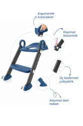 Colac pentru WC copii cu treaptă BabyJem Indigo Blue, 24 luni+ cumpăra în Chișinau. Foto 2