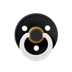 Suzeta rotunda din latex Bibs Glow Black (0-6 luni) cumpăra în Chișinau. Foto 1