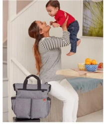 Geanta pentru parinti Skip Hop Duo Signature Heather grey cumpăra în Chișinau. Foto 7