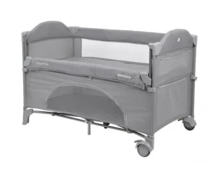 Манеж-кровать 2 в 1 KikkaBoo Milky Way Grey купить в Кишиневе. Фото 2