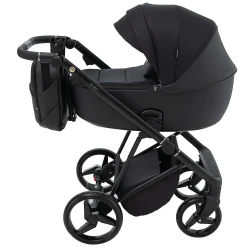 Carucior 2 in 1 Adamex Blanc Lux Black cumpăra în Chișinau. Foto 2