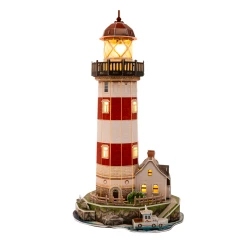 Пазл 3D Cubic Fun Маяк с LED-подсветкой, 72 детали купить в Кишиневе. Фото 3