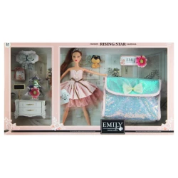 Set de joc Essa Toys păpușa Emily cu accesorii + geantă pentru copii cumpăra în Chișinau. Foto 3