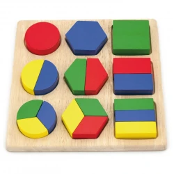Игрушка-сортер Viga Shape Block Puzzle купить в Кишиневе. Фото 2