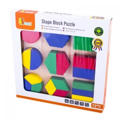 Игрушка-сортер Viga Shape Block Puzzle купить в Кишиневе. Фото 1