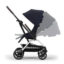 Прогулочная коляска с реверсивным блоком Cybex Eezy S Twist +2 Dark Blue купить в Кишиневе. Фото 4