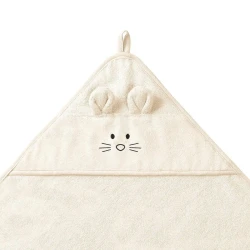 Prosop de baie BabyOno Mouse Ecru, 100x100 cm cumpăra în Chișinau. Foto 2