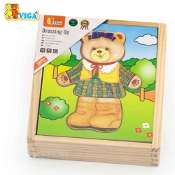Jucărie educativă Viga Dressing Up Girl Bear cumpăra în Chișinau. Foto 1
