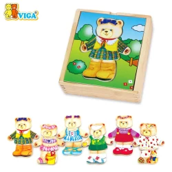 Jucărie educativă Viga Dressing Up Girl Bear cumpăra în Chișinau. Foto 2