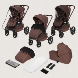 Коляска 3 в 1 Lionelo Freya Brown Chocolate купить в Кишиневе. Фото 16