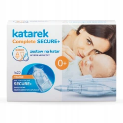 Aspirator nazal manual Katarek Complete Secure+ cu soluție salină fiziologică cumpăra în Chișinau. Foto 3
