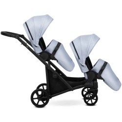 Коляска для двойни 2 в 1 Kunert Brav Duo Baby Blue Eco купить в Кишиневе. Фото 2