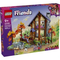 Set construcție Lego Friends Cozy Fall Forest Cabin, 1229 elemente cumpăra în Chișinau. Foto 1