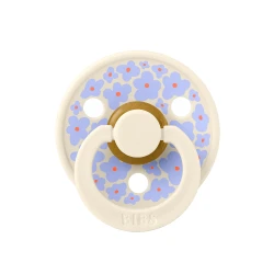 Suzetă rotundă din latex Bibs Jasmine Field - Ivory (0-6 luni) cumpăra în Chișinau. Foto 1